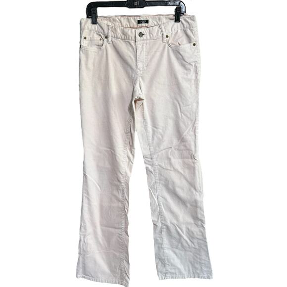 J Crew Stretch Blush Corduroy Pants 6R - Picture 2 of 8